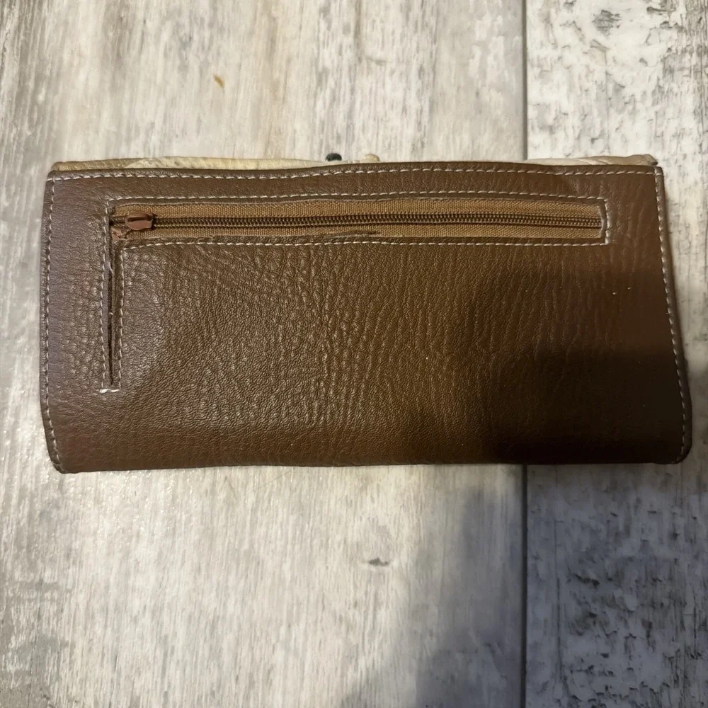 Vintage Dolce & Gabbana Women's Wallet Brown Leather
